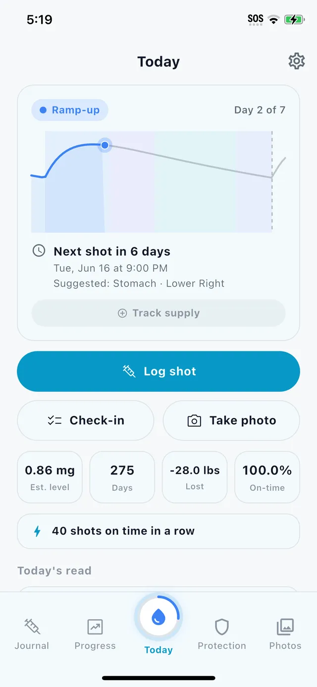 ShotLock — The GLP-1 shot tracker that blocks your apps until you log